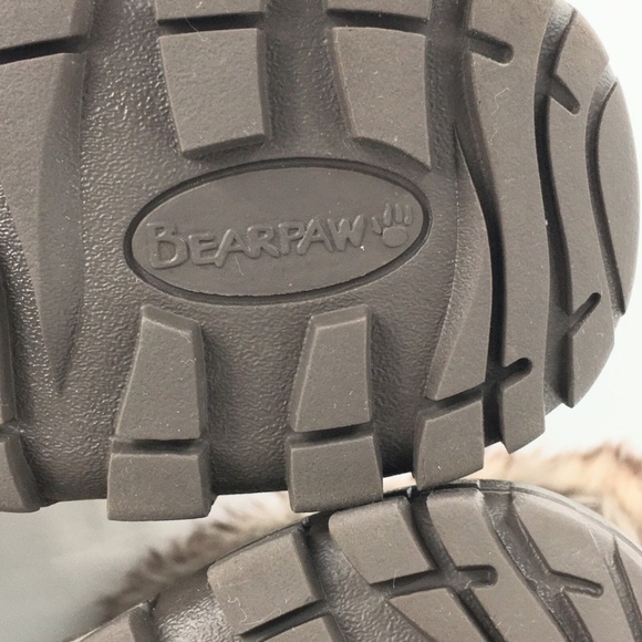 Bearpaw Women Boots Faux Fur Winter Waterproof Sheep Skin Lining Brown Sz 8 - Picture 13 of 16